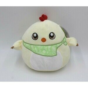 Squishmallow Todd Rooster Chicken W/ Bandana 8" Easter NWT Squishmallows Farm